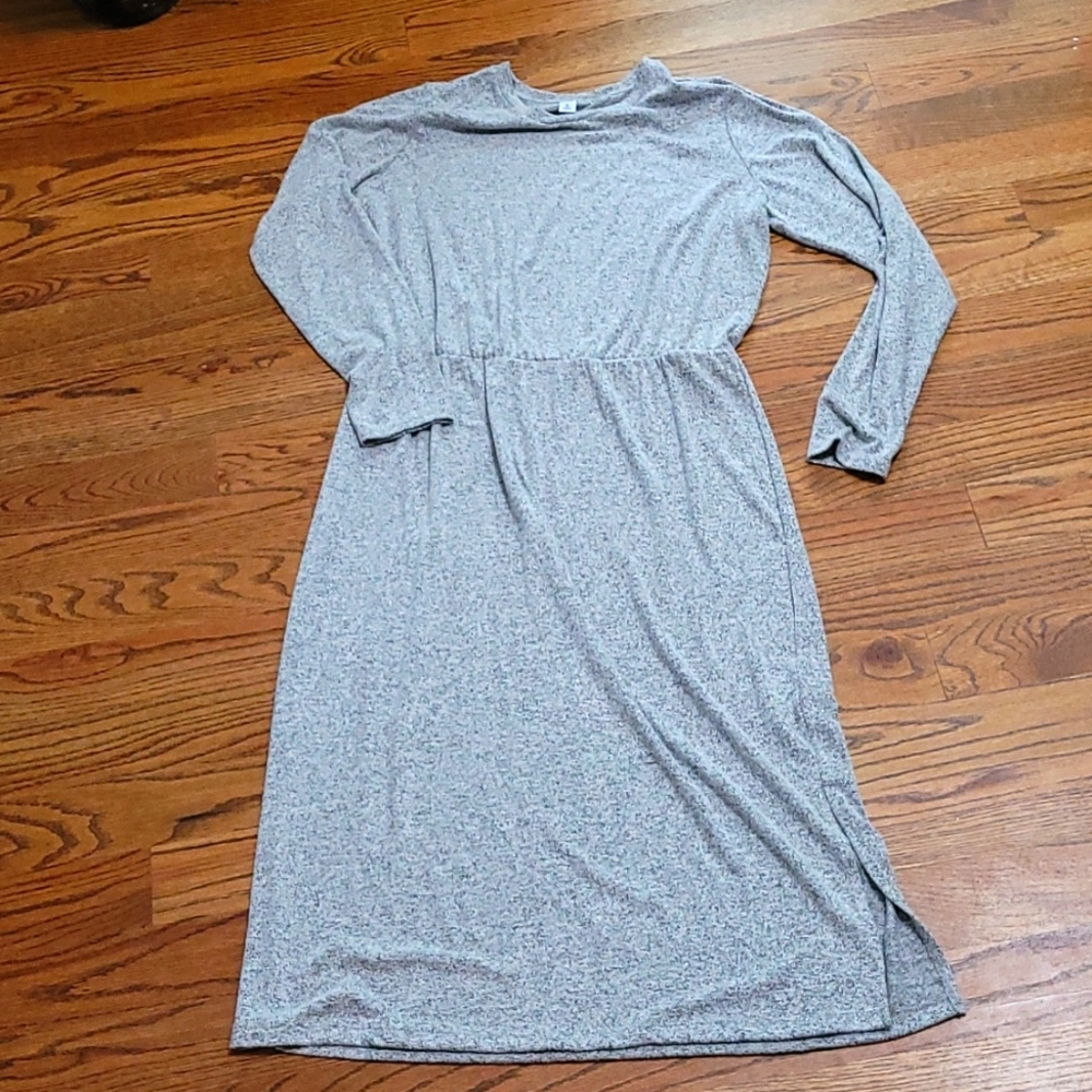 Grey Midi Dress